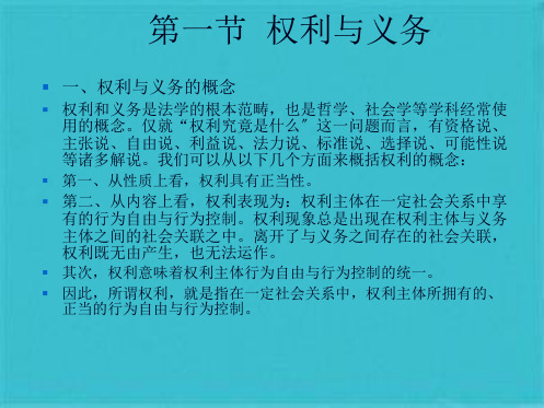 第二讲权利义务与责任(共25张PPT)