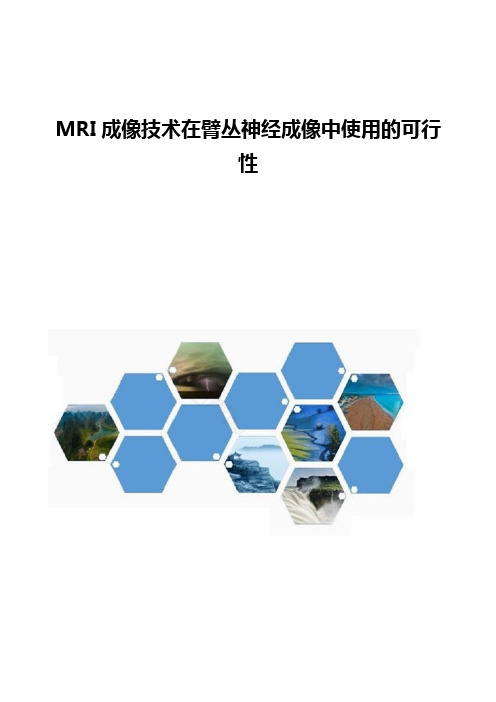 MRI成像技术在臂丛神经成像中使用的可行性