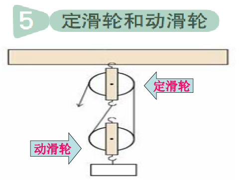 教科版科学六年级上册《定滑轮和动滑轮》PPT