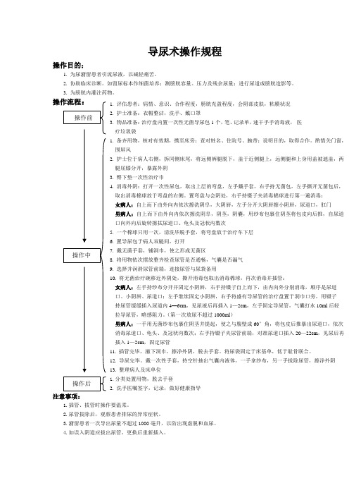 导尿术(男女病人)