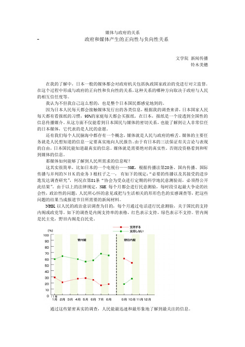 媒体与政府的关系(修改后)