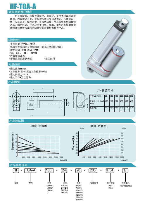 电动推杆 HF-TGA-A