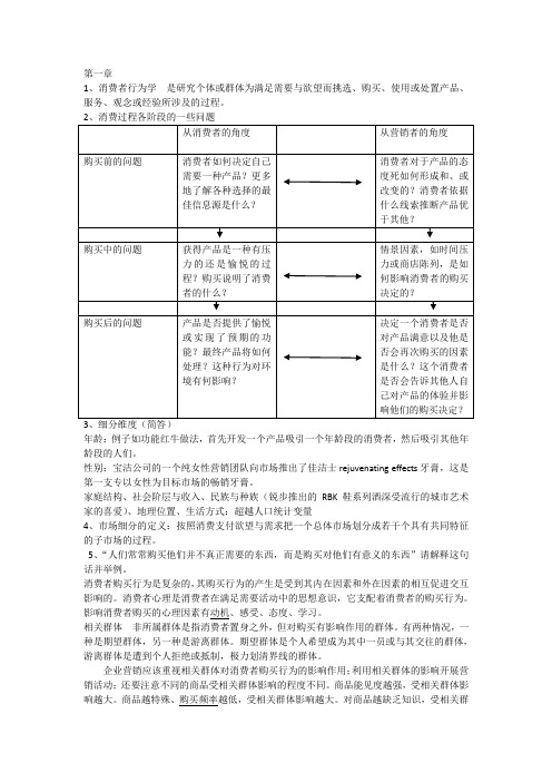 消费者行为学