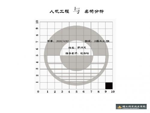 人机工程与桌椅的分析