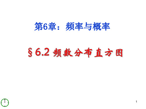 青岛版九年级下6.2《频数分布直方图》PPT课件