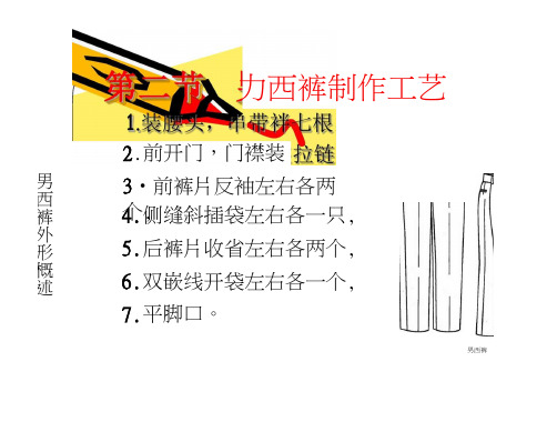 男西裤制作工艺