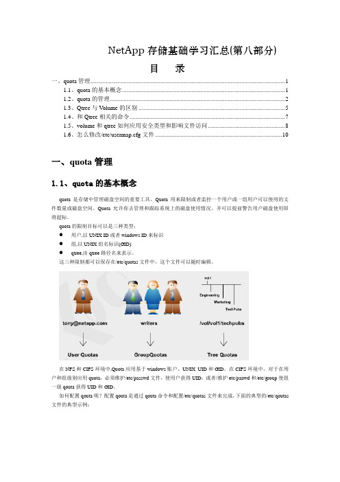 8netapp存储配置练习_quota