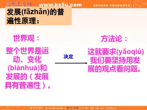 浙江省富阳场口中学高二政治课件用发展的观点看问题