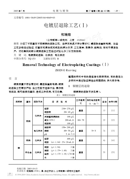 download.pdf电镀层退除工艺(Ⅰ)