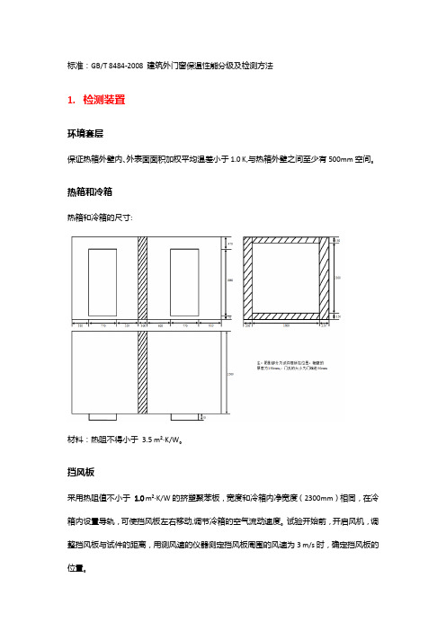 门窗保温说明