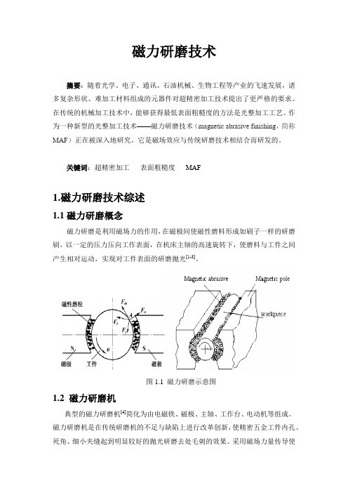 磁力研磨技术综述——庞晨