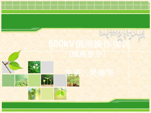 500kv线路操作