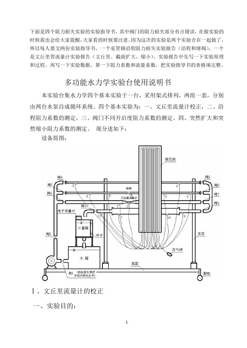 多功能水力学实验台da