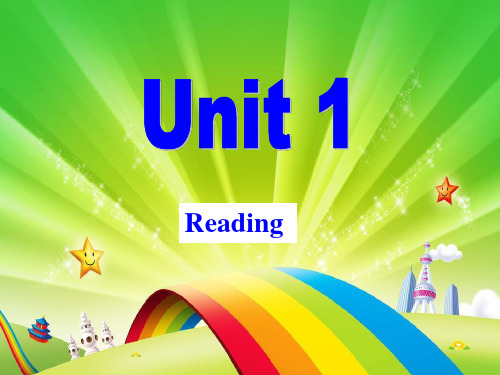 人教课标版高中英语选修8Unit1Reading  教学ppt课件(18张)