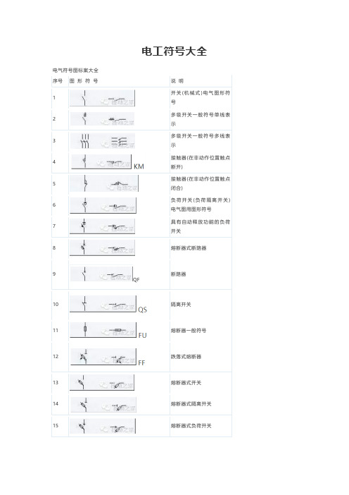 电工符号大全