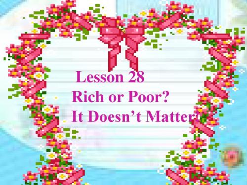 Lesson-28-Rich-or-Poor