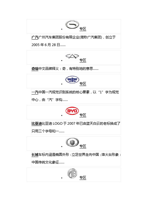 (最新经营)各种汽车标志