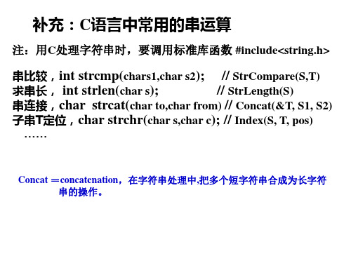 数据结构 串结构