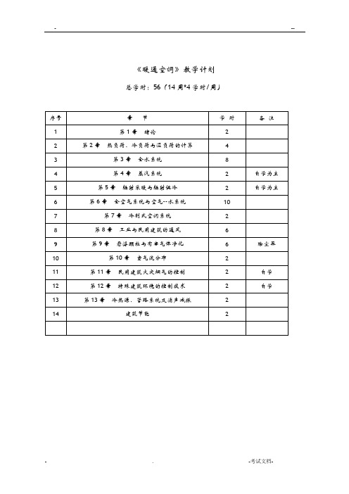 暖通空调讲义