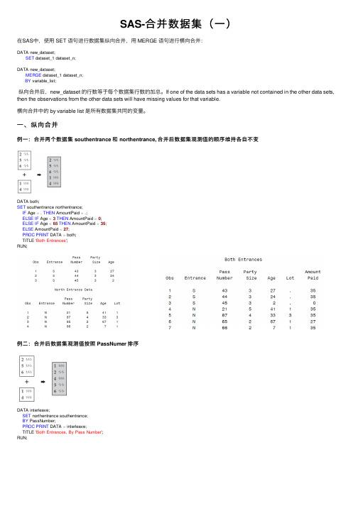 SAS-合并数据集（一）