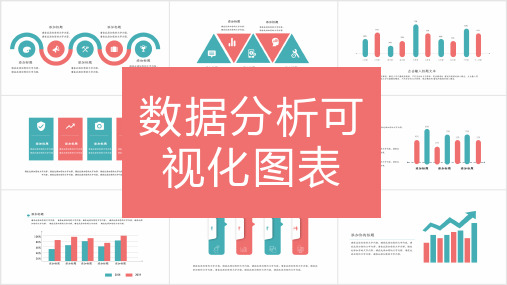 时尚创意数据分析可视化图表集PPT模板