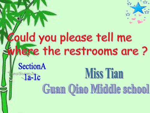 Go_for_it版九年级英语Unit_3_Could_you_please_tell_me_where_the_restrooms_are