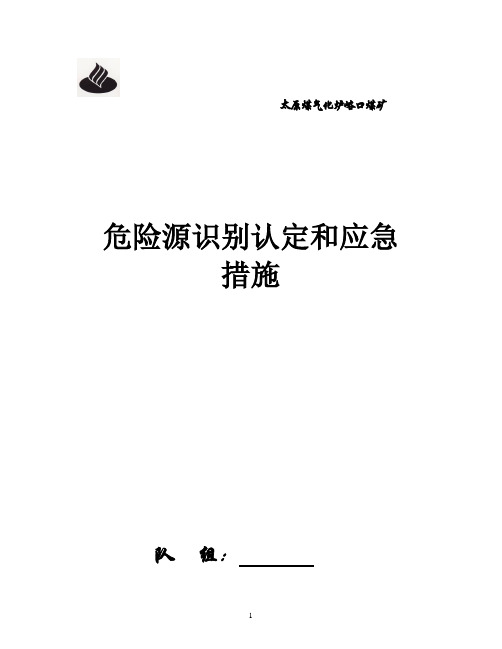 危险源识别认定和应急措施