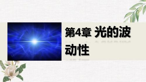 2019沪科版高中物理选修(3-4)第4章《光的波动性》ppt章末总结课件