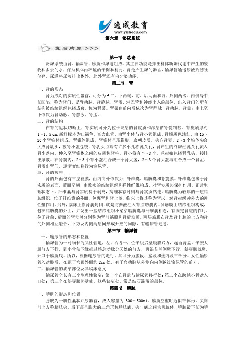 全国成人高考专升本统考复习专用教材_医学综合第六章至第八章