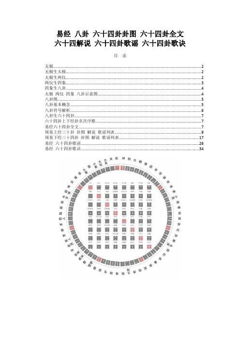 易经_八卦_六十四卦卦图_六十四卦全文