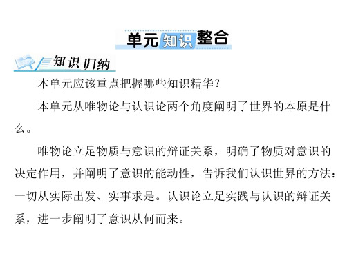 新高考政治通用版总复习一轮课件第一部分必修4第二单元单元知识整合