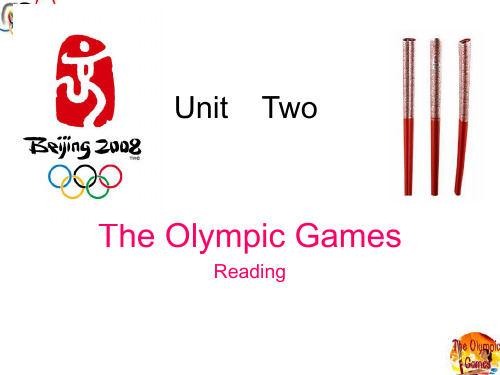 人教版高一年级英语必修2UnitTwoTheOlympicGames(Reading)