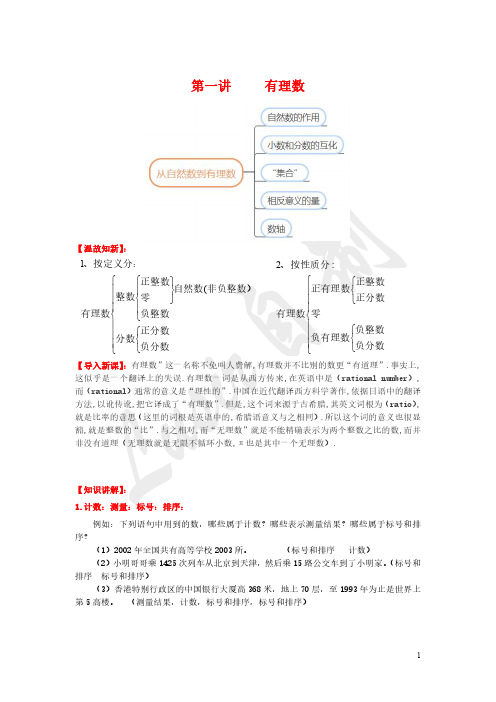 有理数第一单元