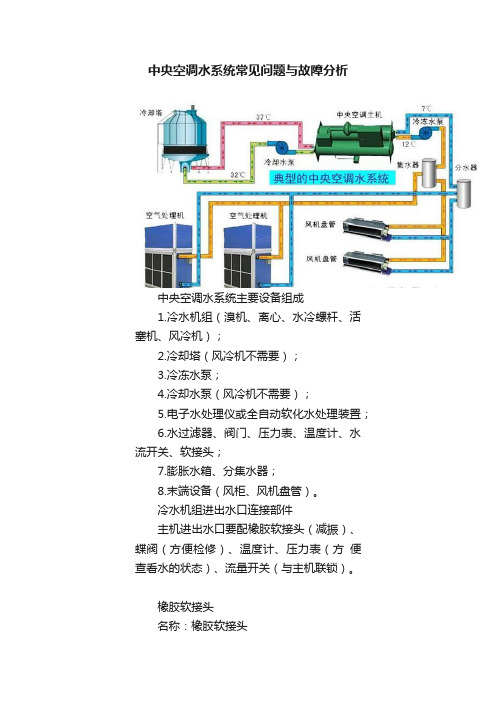 中央空调水系统常见问题与故障分析