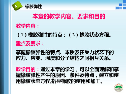 高分子物理课件6橡胶弹性