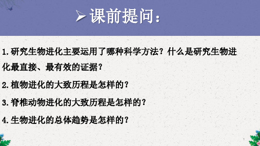 人教版 生物 八年级 下册 第七单元 第三章  第三节 生物进化的原因课件(33张ppt)