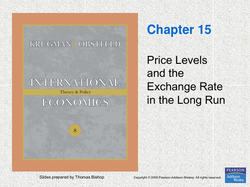 Price Levels and the Exchange Rate in the Long Run