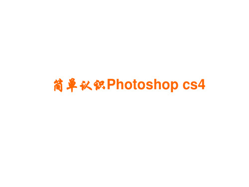 人教版七年级信息技术下册第一单元第一课简单认识Photoshop