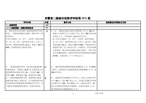 二甲复审标准2011