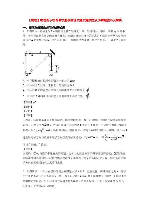 【物理】物理图示法图像法解决物理试题试题类型及其解题技巧及解析