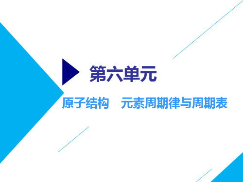 高考总复习《化学》化学基础知识原子结构元素周期律与周期表ppt课件