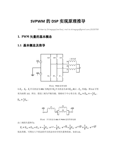 SVPWM的DSP实现原理推导