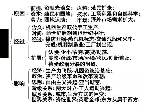 工业革命和社会主义运动(教学课件201908)