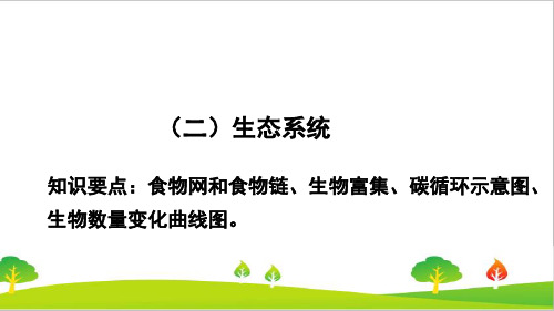 最新中考生物重点题型突破课件：二、生态系统(共20张PPT)