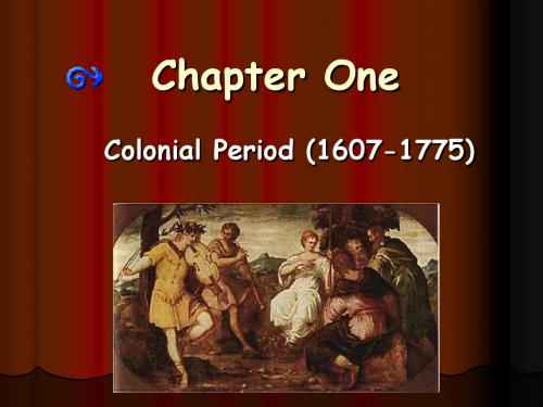 chapter1 colonial period