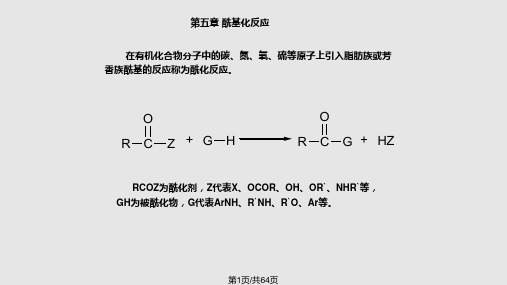 精细有机合成单元反应与合成设计全解PPT课件