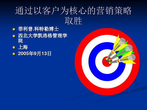 科特勒演讲大纲二:通过以客户为核心的营销策略取胜.pptx
