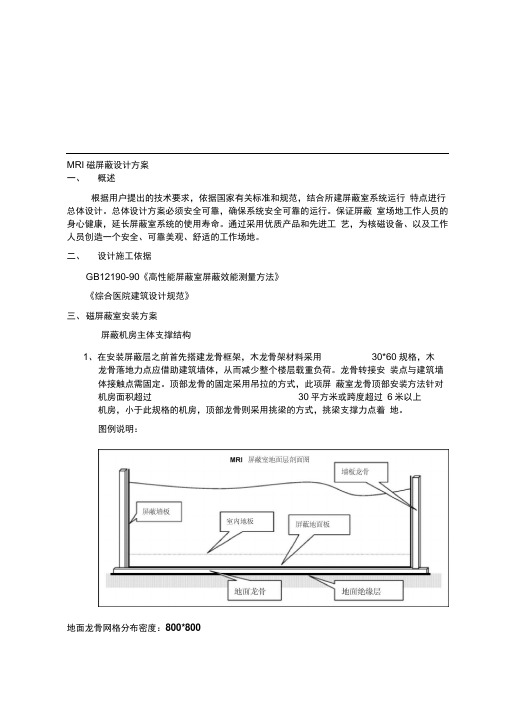 核磁共振室磁屏蔽室设计施工方案