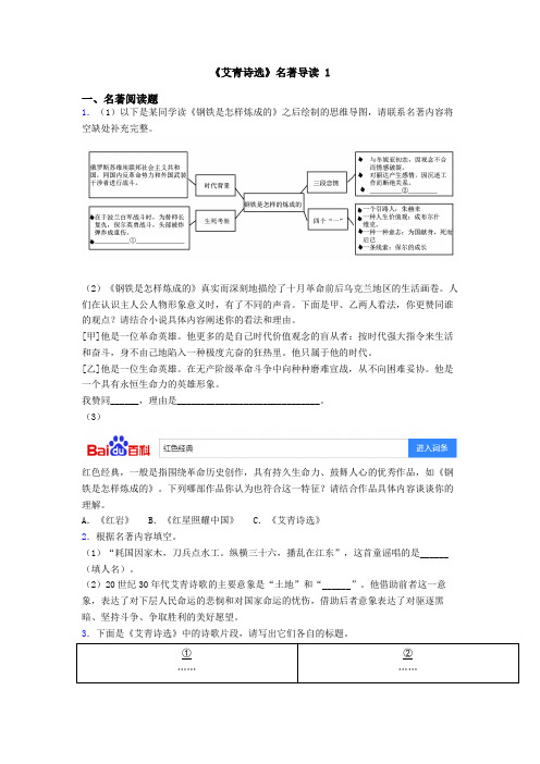 《艾青诗选》名著导读 1