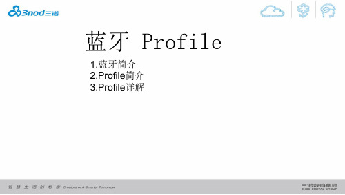 蓝牙 Profile